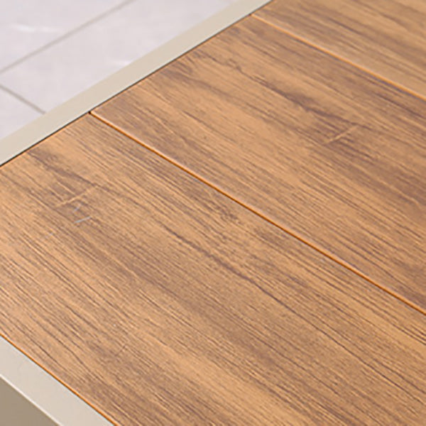 Rectangle Shape Dining Table Farmhouse Style Dining Set in Wood