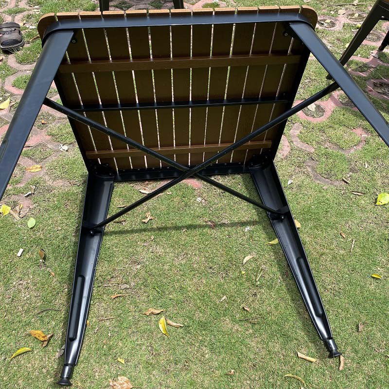 Wood-Like Dining Table Farmhouse Style Water Resistant Dining Table