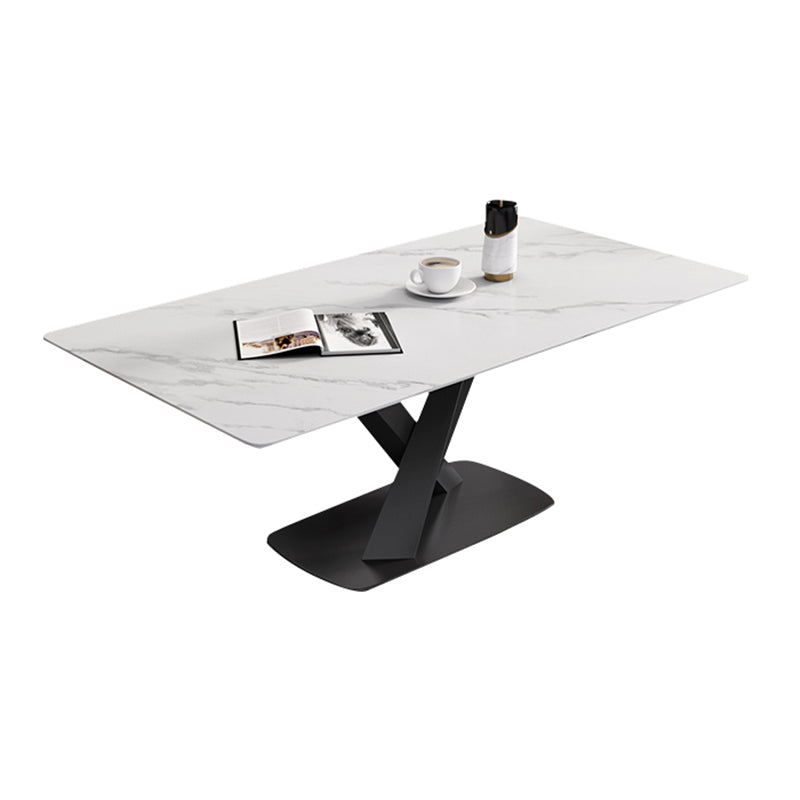 Modern Style 1/4/5/6/7 Pieces Dining Chairs Set Rectangle Stone Furniture for Home