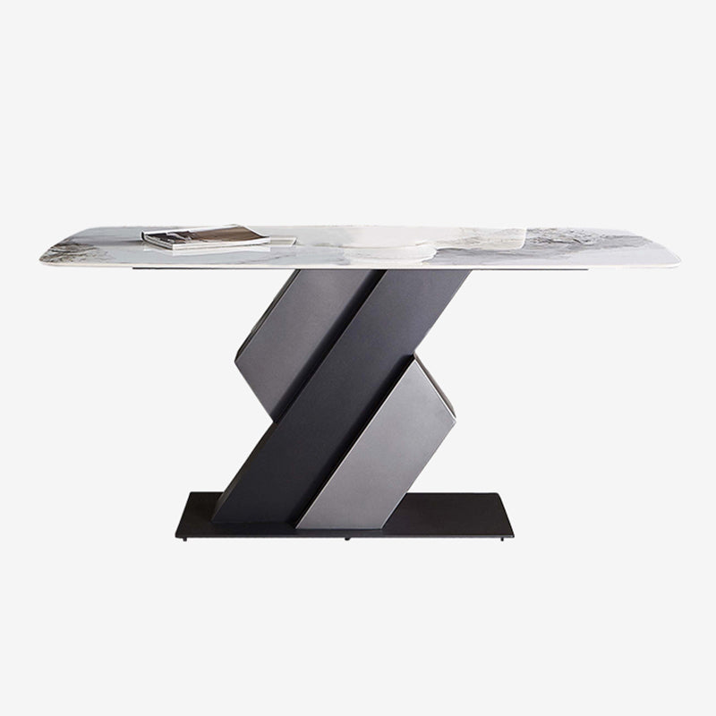 Modern Rectangle Dining Table Set 1/4/5/7 Pieces Dinette Set for Home