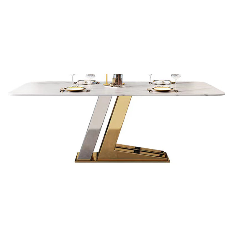 Glam Dinette Table Set with Padded Chairs 1/2/5 Pieces Glossy White Dining Set