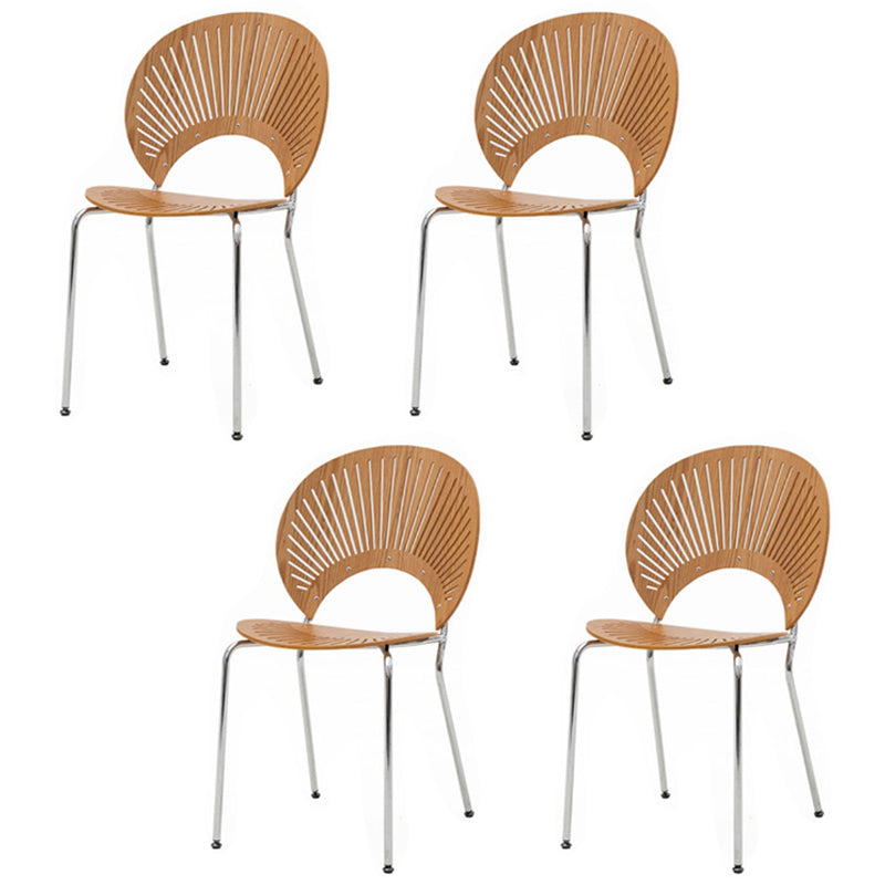 Modern White Dining Table Set 1/4/5 Pieces Dinette Set with Metal Chairs