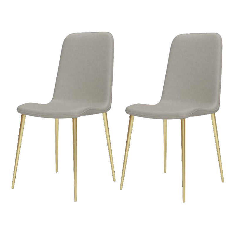 Glossy White Glam Dinette Table Set 1/2/5/7 Pieces Dining Set with Leather Chairs