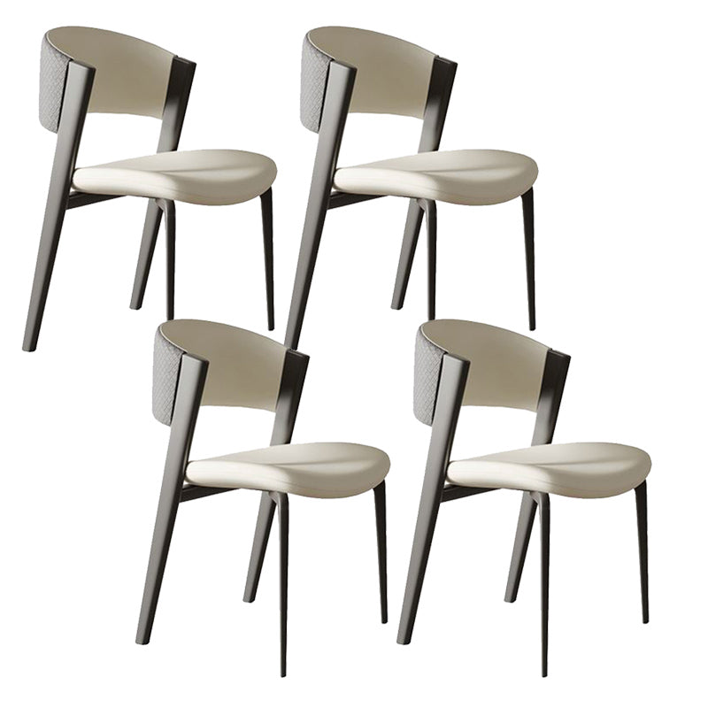 Glam Dining Table Set with Chrome Metal Base 1/4/5/7 Pieces White Dinette Set for Home