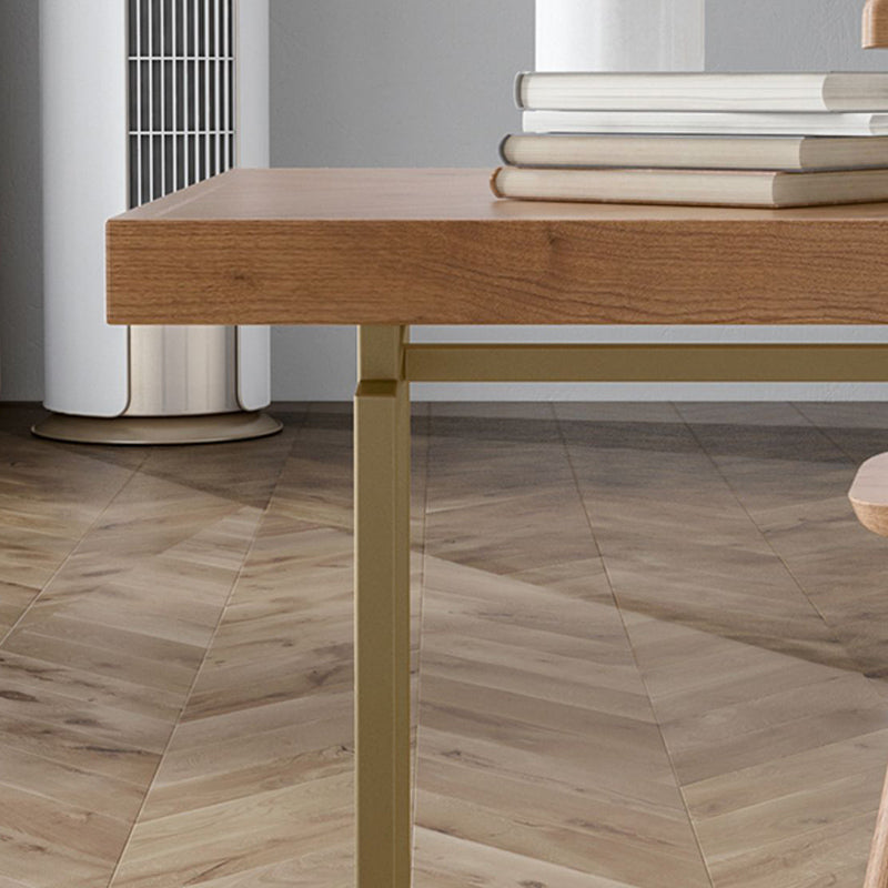 Pine Wood Industrial Dining Set 1/2/3/4/5 Pcs Dinette Set with Chairs and Bench