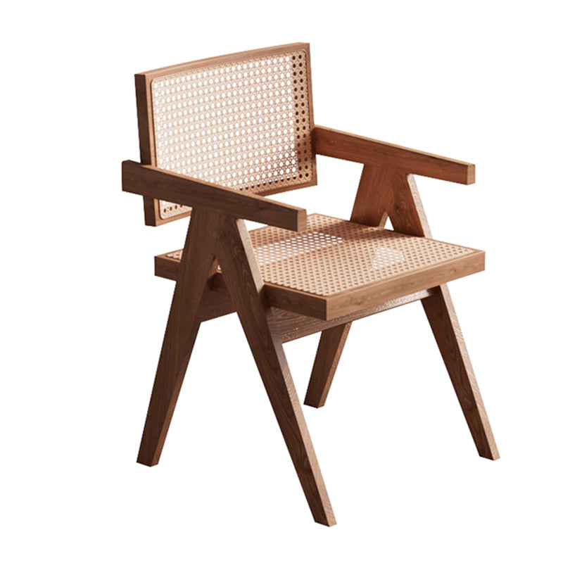 Standard Solid Wood Dining Set 1/10 Pcs Modern Dinette Set with Brown Frame for Home