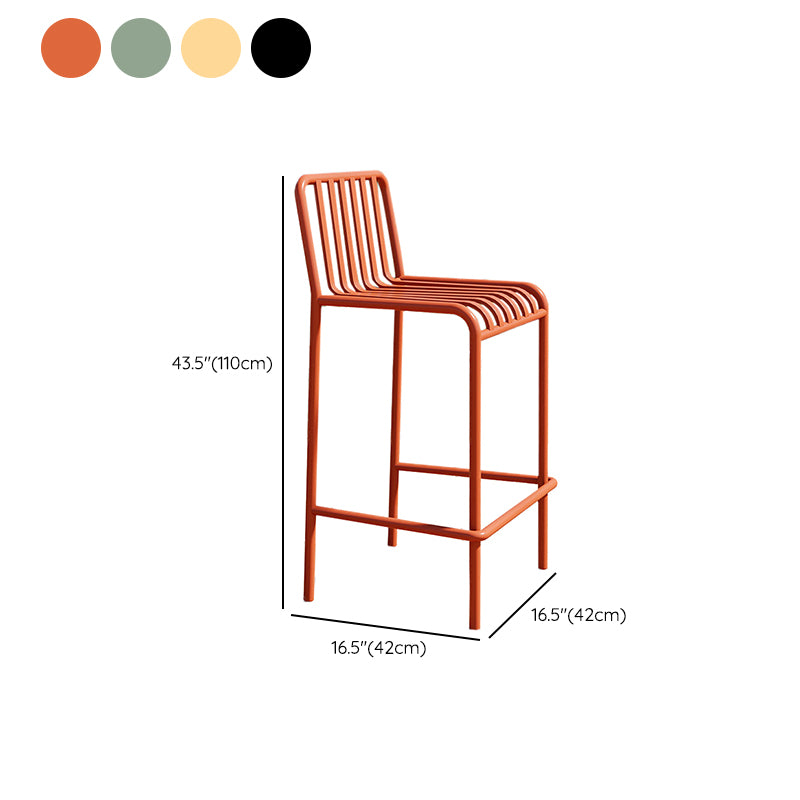 Contemporary Round Bar Table Set 1/3/4 Pcs Metal Bar Height Set