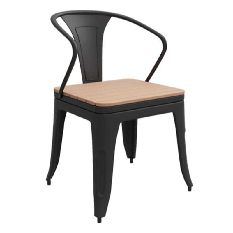 Modern Style 1/3/5/7 Pieces Metal Dining Set Reclaimed Wood Table Set for Outdoor