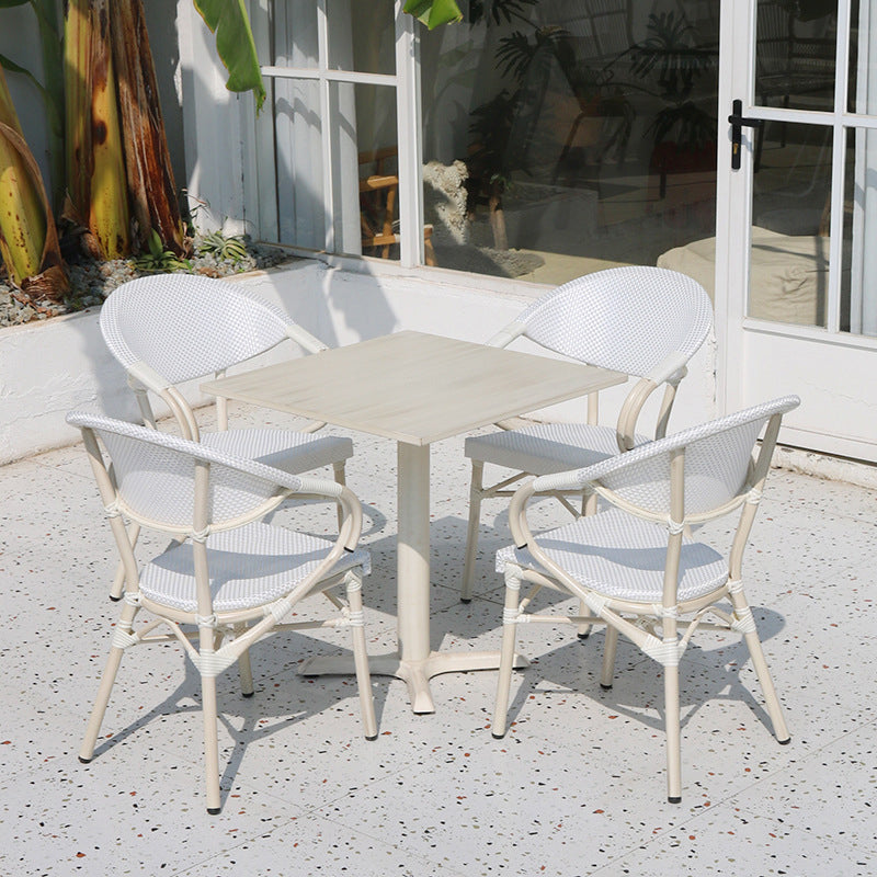 Modern 1/5 Pieces Metal Bistro Set Metal Bistro Table Set for Outdoor