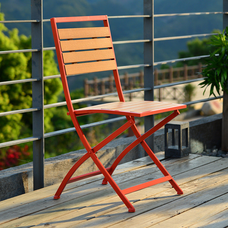 Modern Style 1/3 Pieces Metal Picnic Table Reclaimed Wood Picnic Table Set