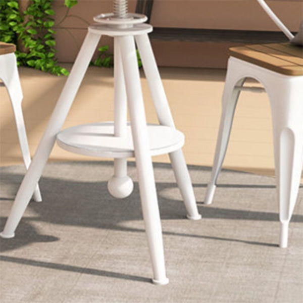 Modern Style 1/2/3/5 Pieces Metal Dining Set Reclaimed Wood Table Set