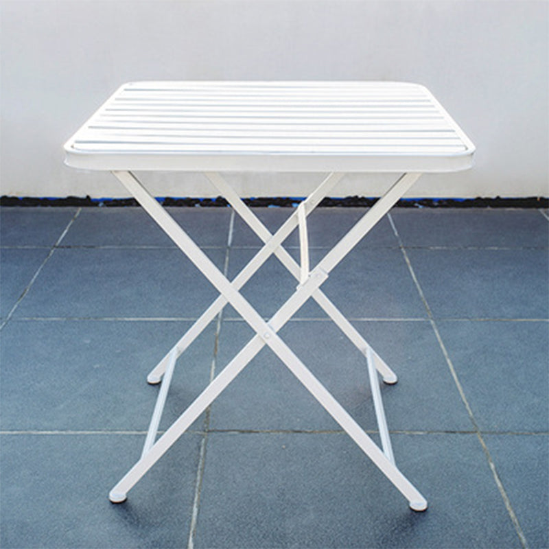 Modern 1/3 Pieces Metal Picnic Table Reclaimed Wood Picnic Table Set