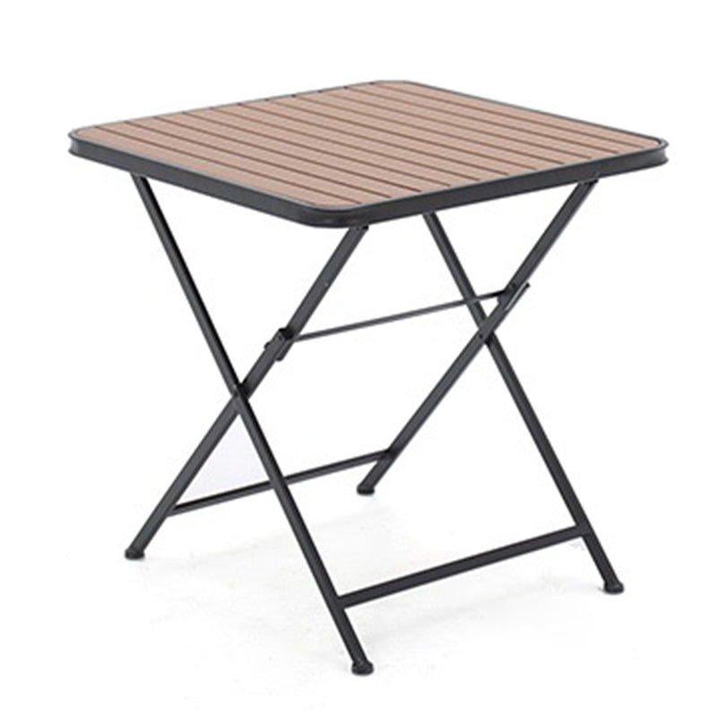 Modern 1/3 Pieces Metal Picnic Table Reclaimed Wood Picnic Table Set