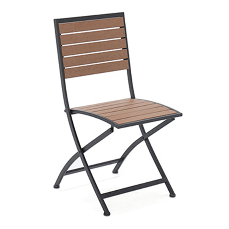 Modern 1/3 Pieces Metal Picnic Table Reclaimed Wood Picnic Table Set