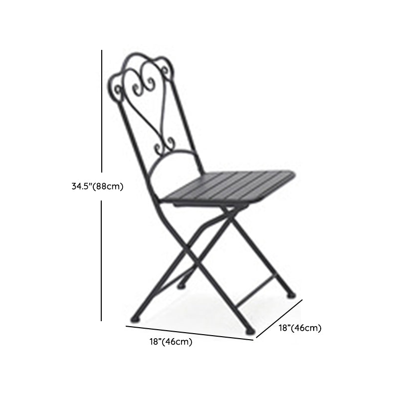 Modern 1/3 Pieces Metal Picnic Table Reclaimed Wood Picnic Table Set