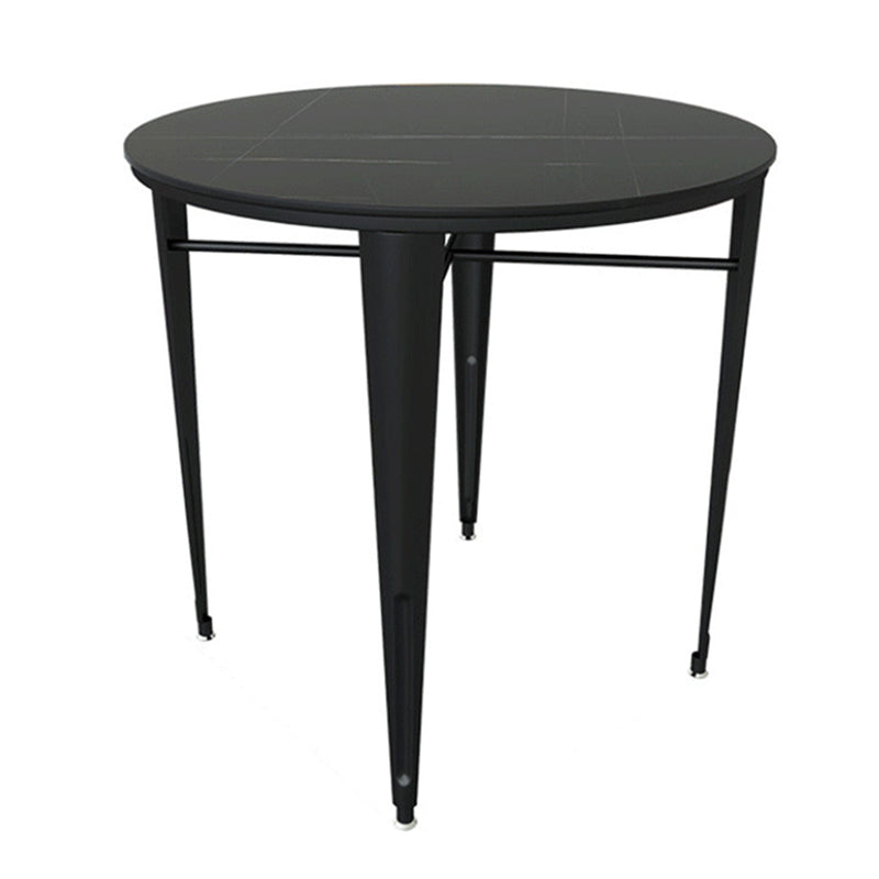 Modern 1/5/7 Pieces Metal Dining Set Stone Table Set for Outdoor