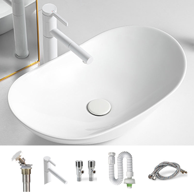 White Trough Bathroom Sink Modern Porcelain Trough Bathroom Sink