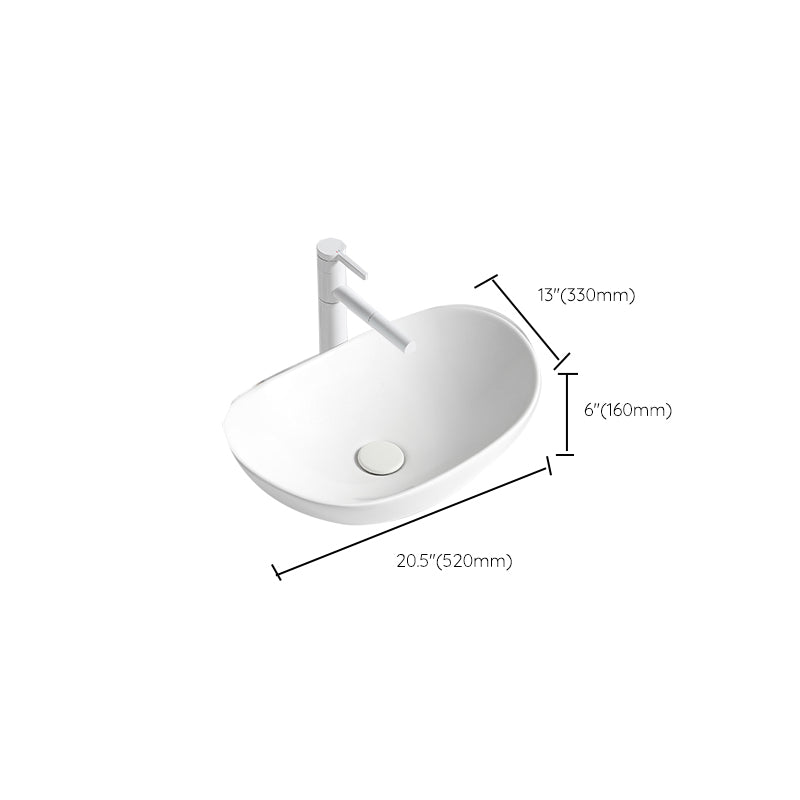 White Trough Bathroom Sink Modern Porcelain Trough Bathroom Sink