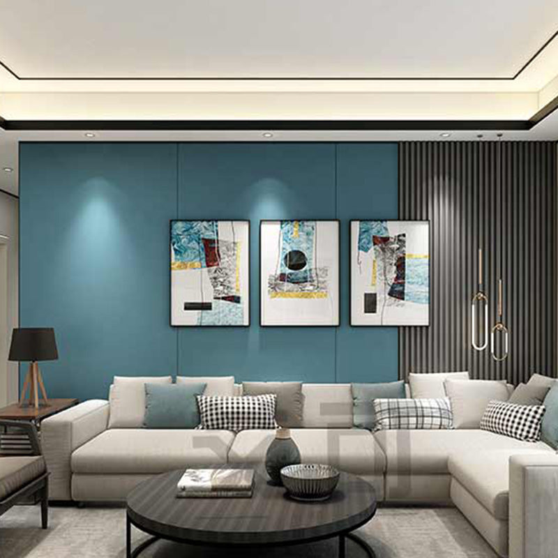 Modern Wall Plank Wood Bathroom Living Room Wall Panels Set of 10