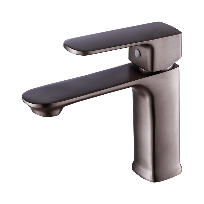 Modern Sink Faucet Pure Color Copper Vessel Sink Faucet for Bathroom