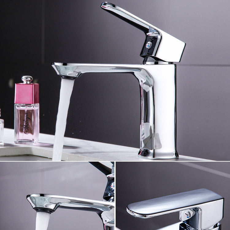 Modern Sink Faucet Pure Color Copper Vessel Sink Faucet for Bathroom