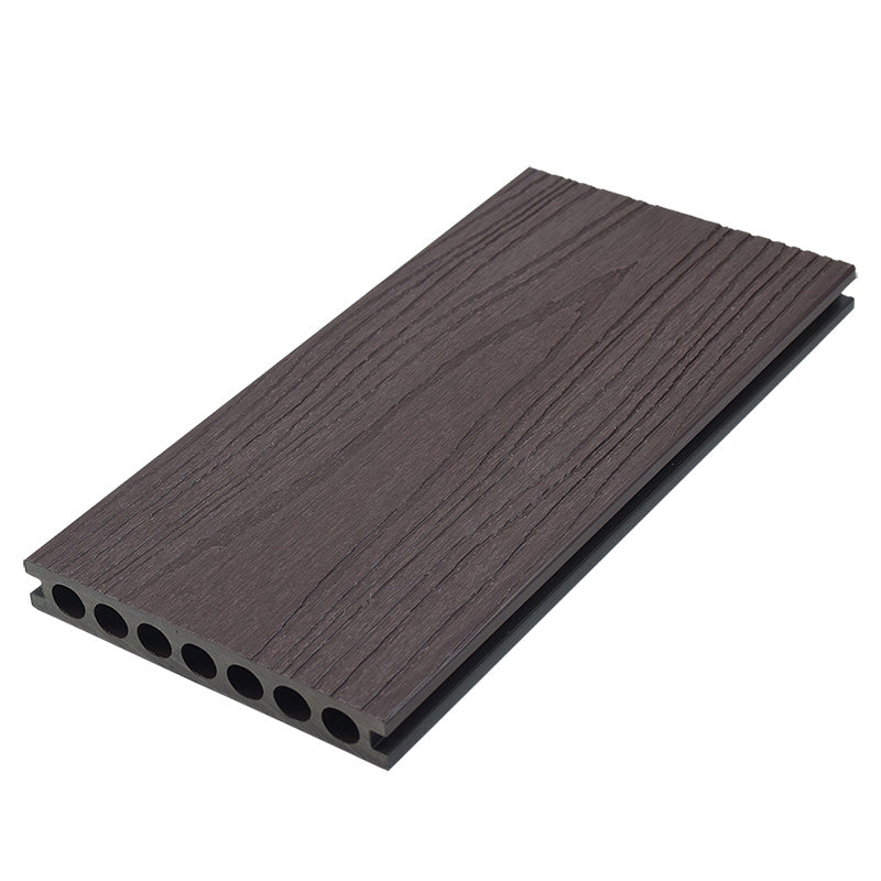 Modern Wooden Deck Plank Waterproof Outdoor Embossed Floor Board