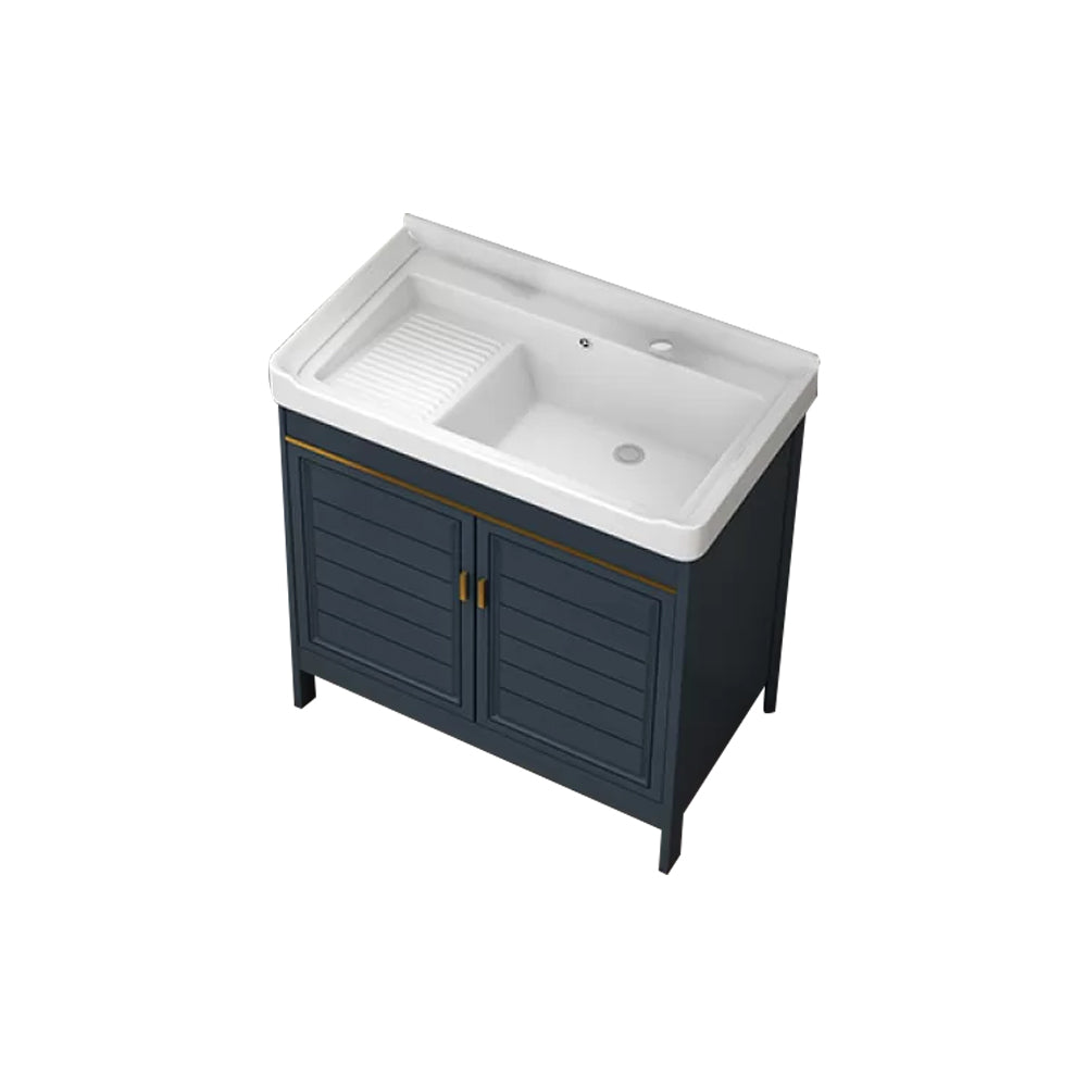 Modern Bathroom Vanity Freestanding 2 Doors Bathroom Vanity Set with Sink