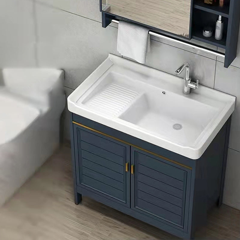 Modern Bathroom Vanity Freestanding 2 Doors Bathroom Vanity Set with Sink