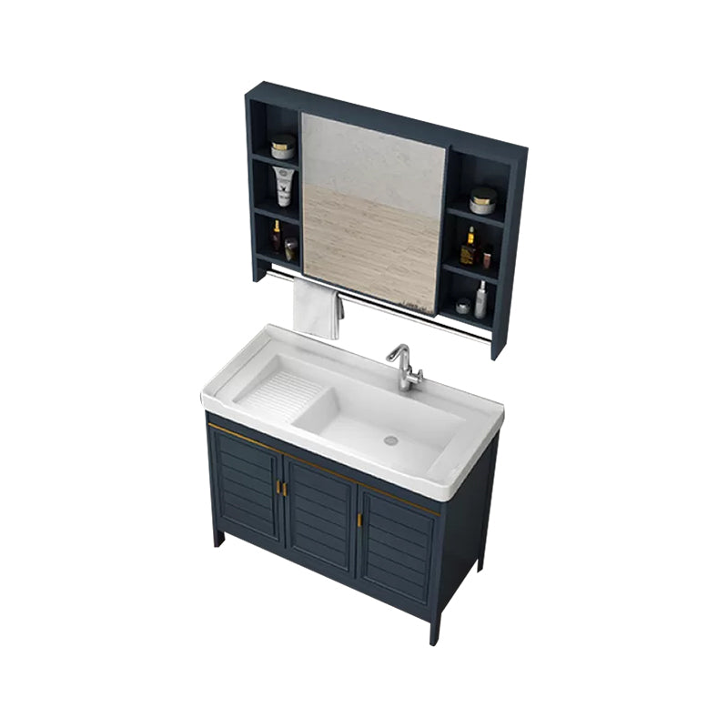 Modern Bathroom Vanity Freestanding 2 Doors Bathroom Vanity Set with Sink