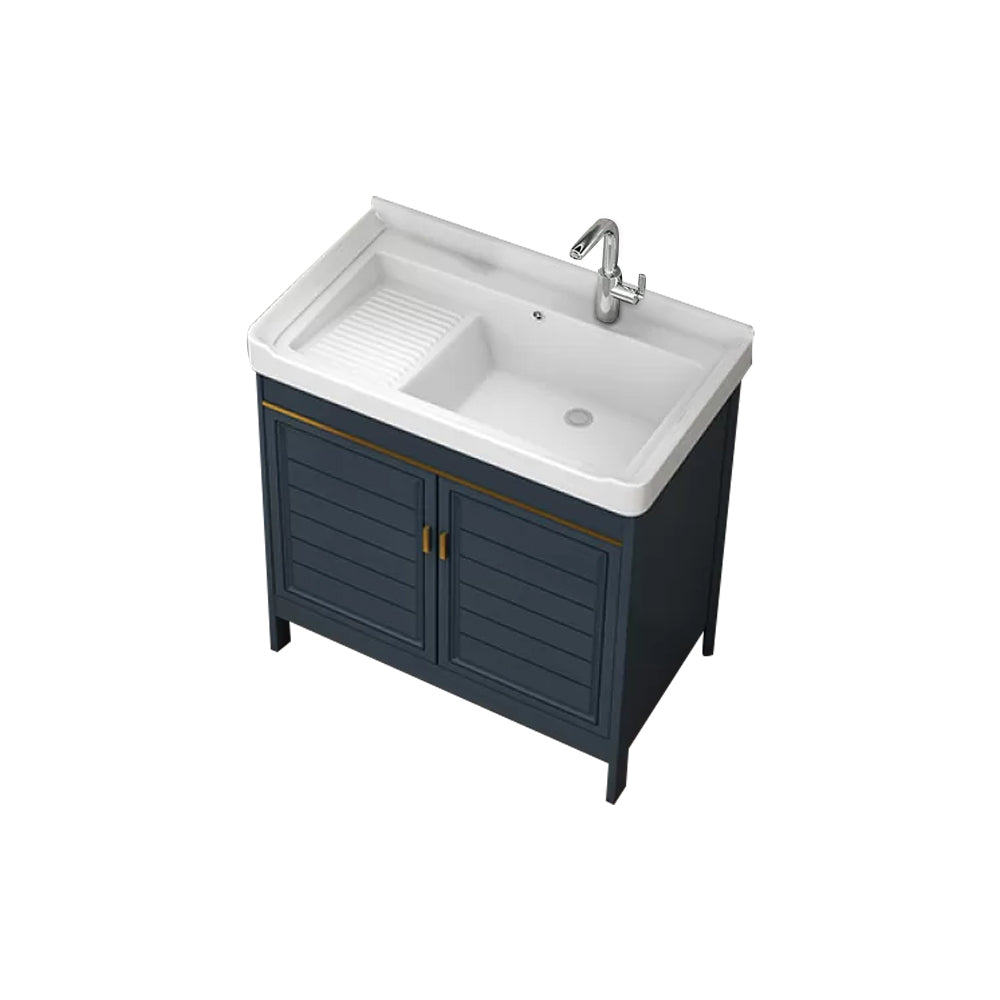 Modern Bathroom Vanity Freestanding 2 Doors Bathroom Vanity Set with Sink