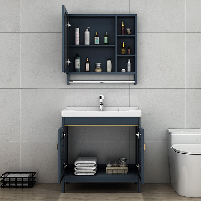 Modern Bathroom Vanity Freestanding 2 Doors Bathroom Vanity Set with Sink