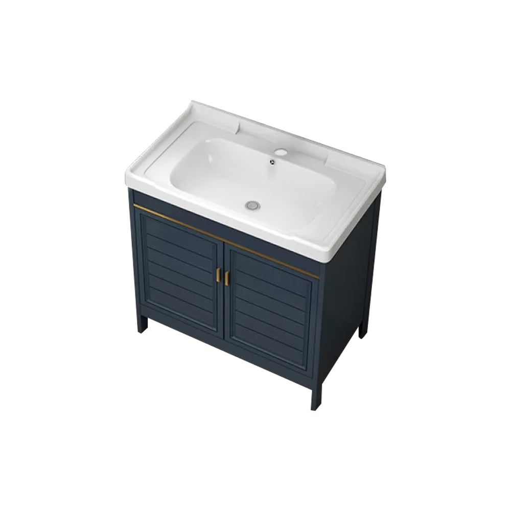 Modern Bathroom Vanity Freestanding 2 Doors Bathroom Vanity Set with Sink