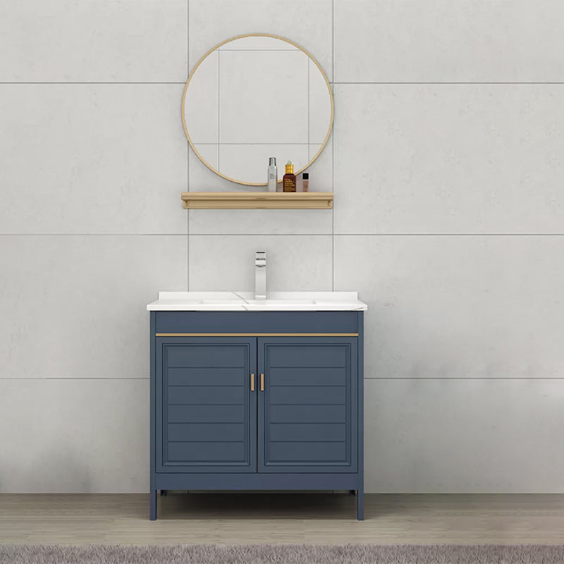 Modern Bathroom Vanity Freestanding 2 Doors Bathroom Vanity Set with Sink