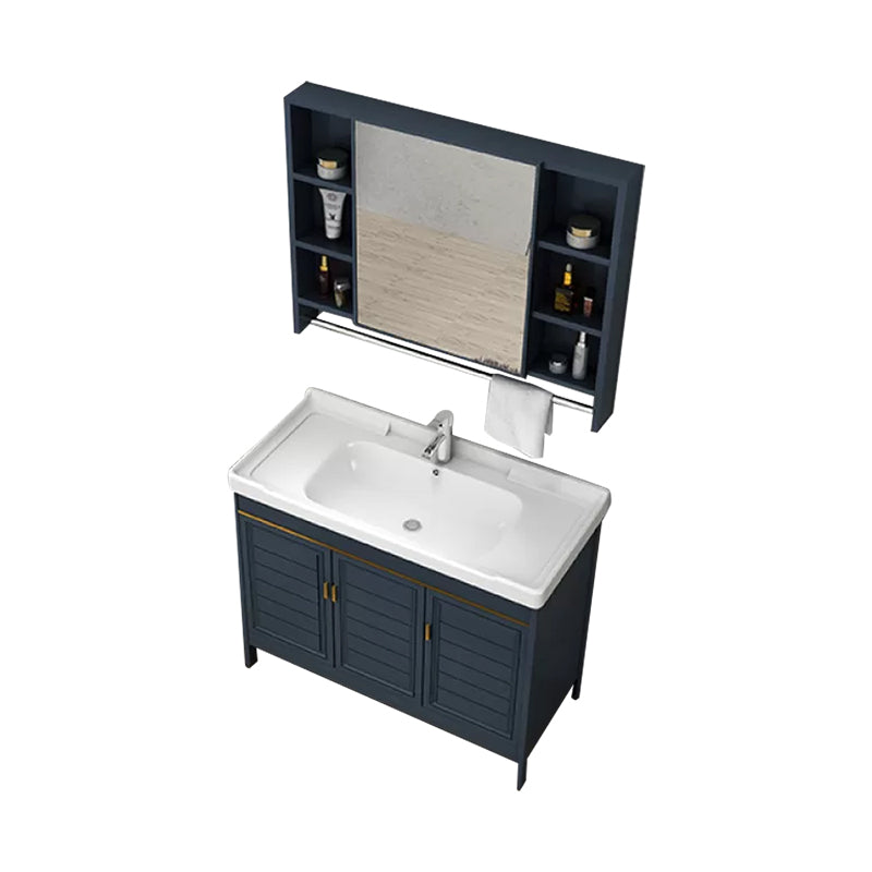 Modern Bathroom Vanity Freestanding 2 Doors Bathroom Vanity Set with Sink