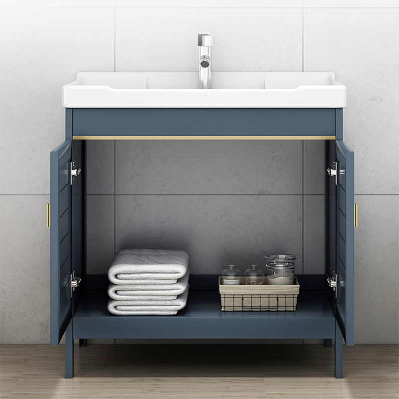 Modern Bathroom Vanity Freestanding 2 Doors Bathroom Vanity Set with Sink