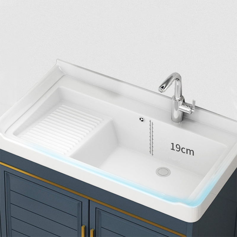 Modern Bathroom Vanity Freestanding 2 Doors Bathroom Vanity Set with Sink