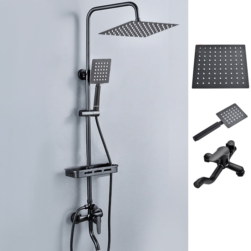 Black Shower Set Full Constant Temperature Copper Bathroom Lift Bath Booster Shower Head