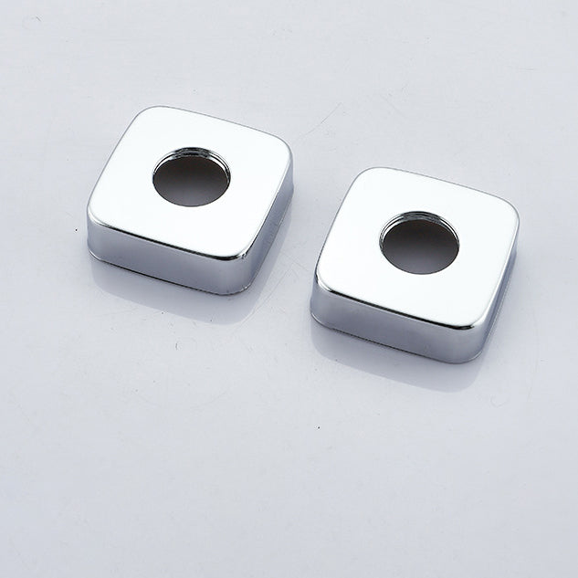 Shower System Square Rain Jet Massage Adjustable Spray Pattern Wall Mounted Shower Trim