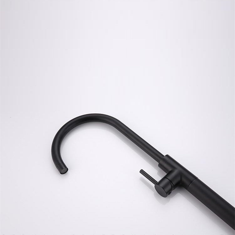 Modern Floor Mounted High Arc Freestanding Tub Filler Metal Freestanding Tub Filler Trim