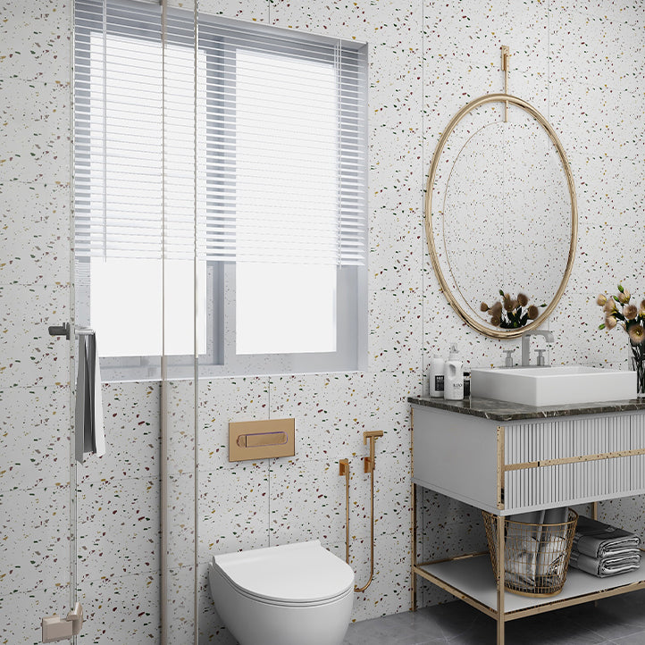 Classical Single Tile Bathroom Backsplash Tile Peel and Stick Backsplash Tile