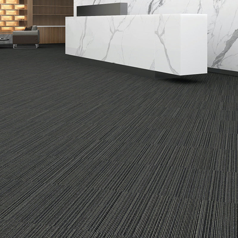 Carpet Floor Tile Striped Pattern Level Loop Interlocking Carpet Tiles