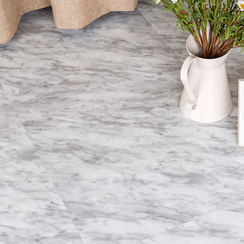 Square Peel & Stick Vinyl Flooring Wood Effect PVC Flooring for Living Room