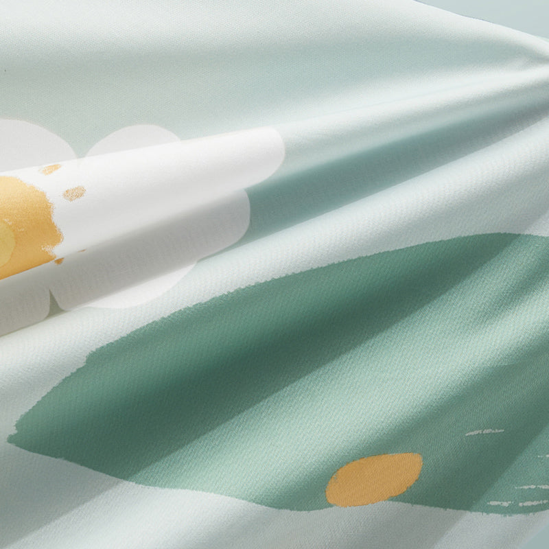 Twill Fitted Sheet Printed Cotton Fade Resistant Breathable Fitted Sheet