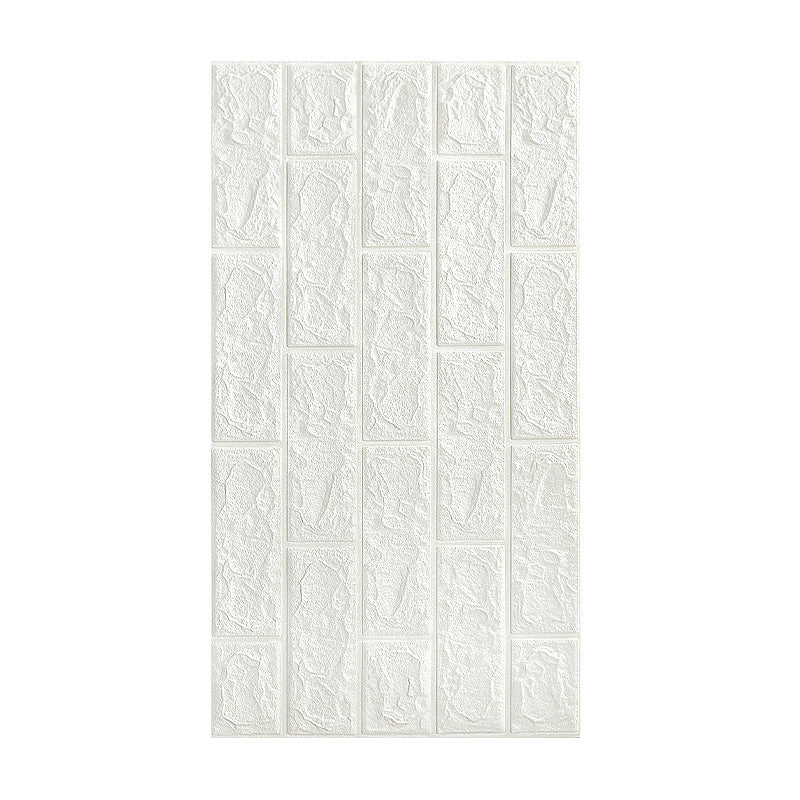 Modern Pearl Wainscoting PVC Wall Access Panel Peel and Stick Wall Tile Set of 2