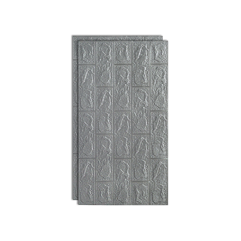 Modern Pearl Wainscoting PVC Wall Access Panel Peel and Stick Wall Tile Set of 2