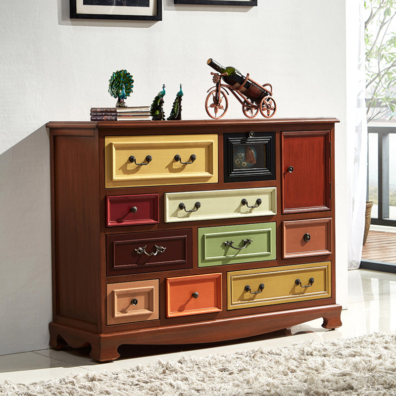 Coastal Storage Chest Dresser Solid Wood Storage Chest with 8/10/11/12 Drawers