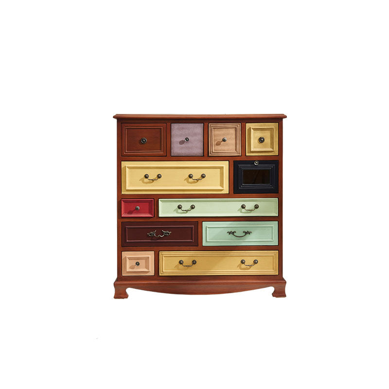 Coastal Storage Chest Dresser Solid Wood Storage Chest with 8/10/11/12 Drawers
