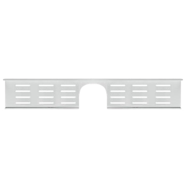 2-Piece Modern Style Bathroom Hardware Set Bath Shelf in Aluminum