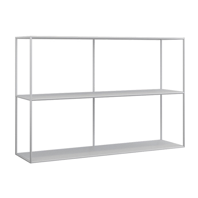 Etagere Open Back Bookcase Metal Contemporary Bookshelf with Shelves