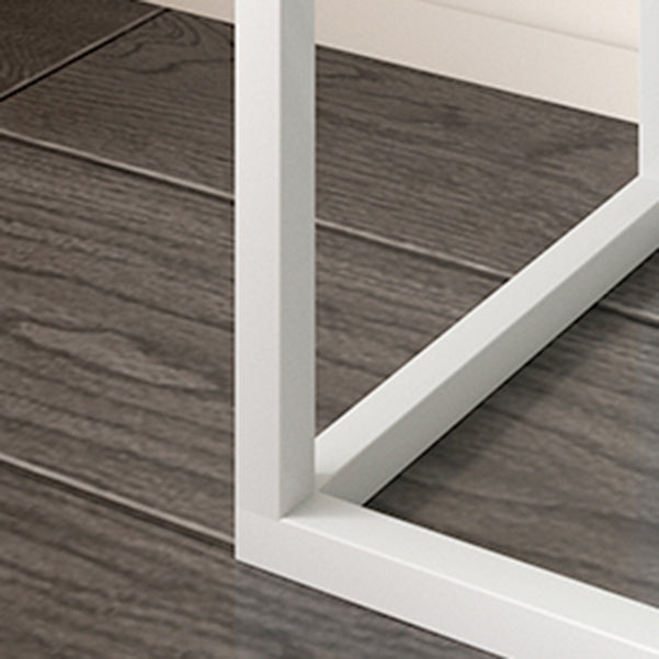 1-Tier Standard Bookshelf Modern Style Open Back Acrylic Bookcase